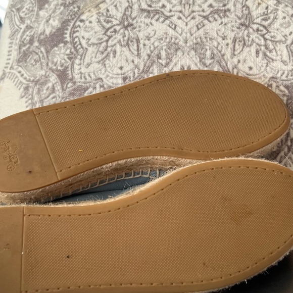 Beautiful Blue suede espadrilles/worn only once look brand new - Picture 5 of 6